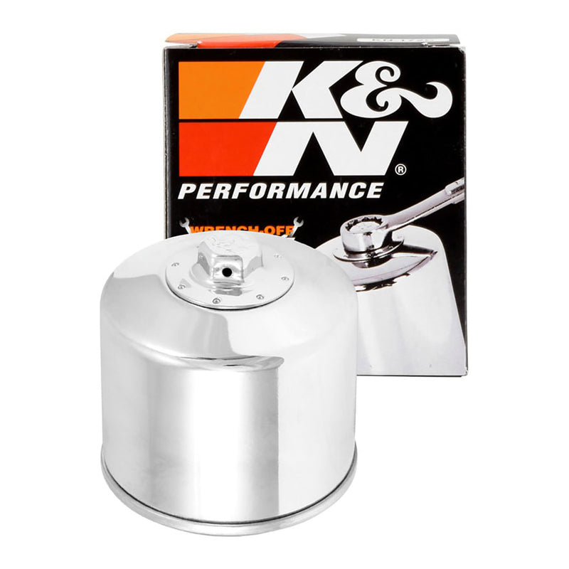 Load image into Gallery viewer, K&N Oil Filter - Chrome (HF172)