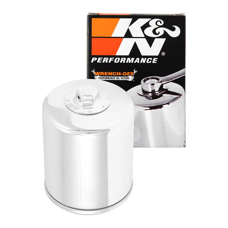 Load image into Gallery viewer, K&N Oil Filter - Chrome (HF174)