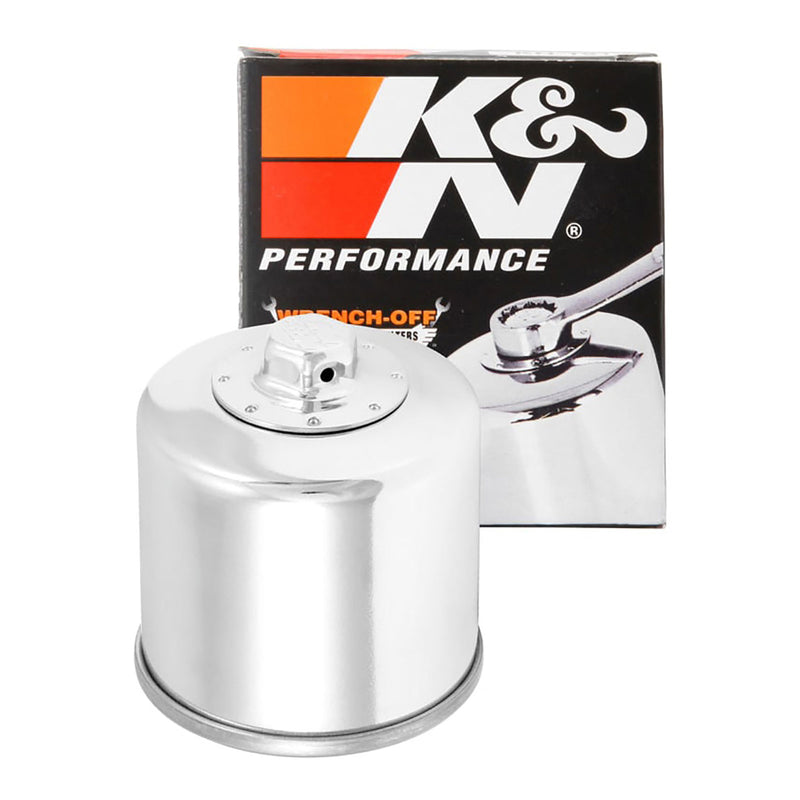 Load image into Gallery viewer, K&N Oil Filter - Chrome (HF204)