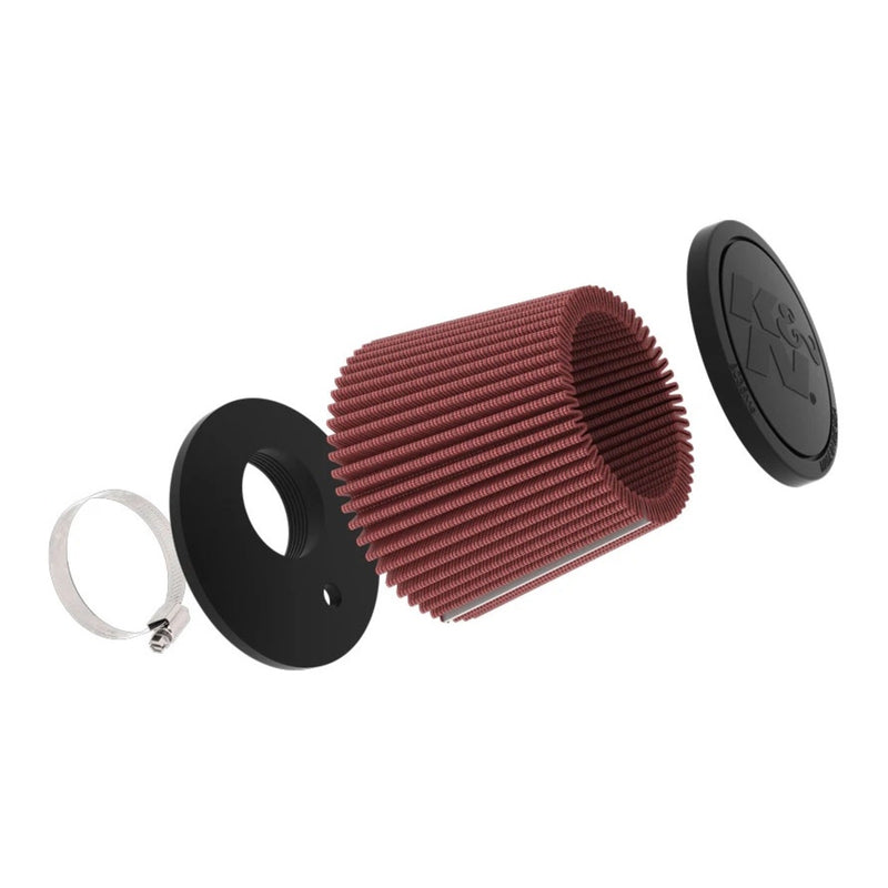 Load image into Gallery viewer, K&N Filter Universal - Chrome, 60mm Flange