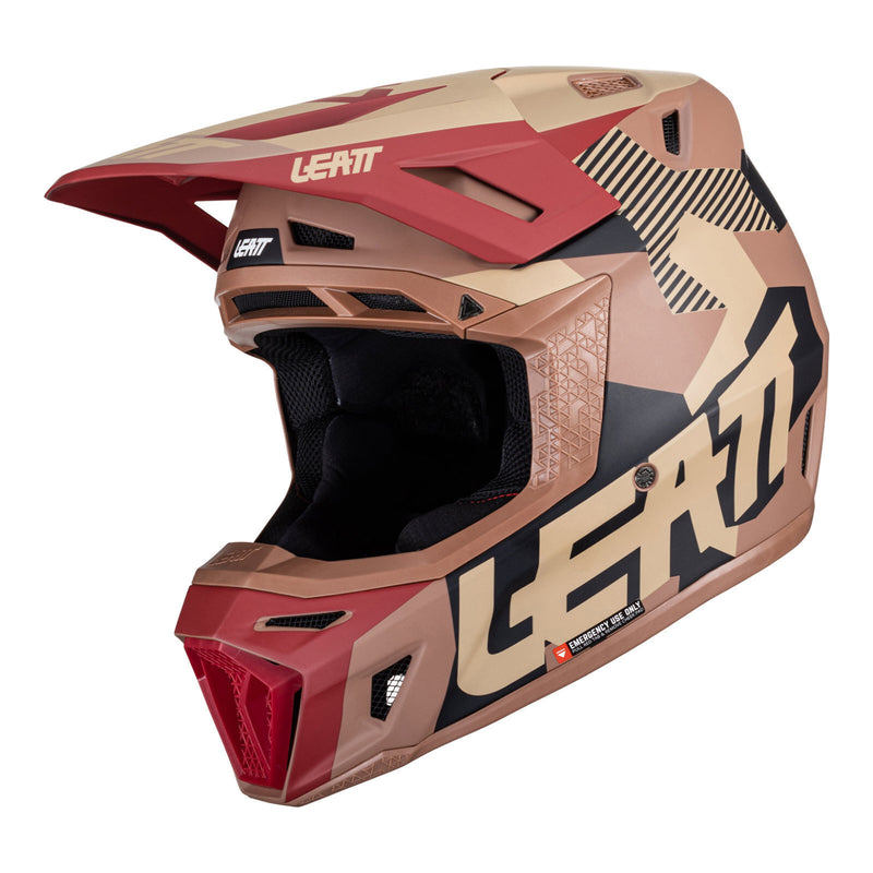 Load image into Gallery viewer, Leatt 2024 8.5 Helmet & Goggle Kit - Stone