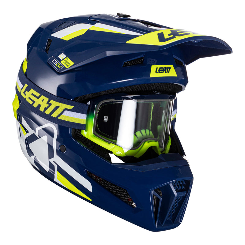 Load image into Gallery viewer, Leatt 2024 3.5 Helmet & Goggle Kit - Blue