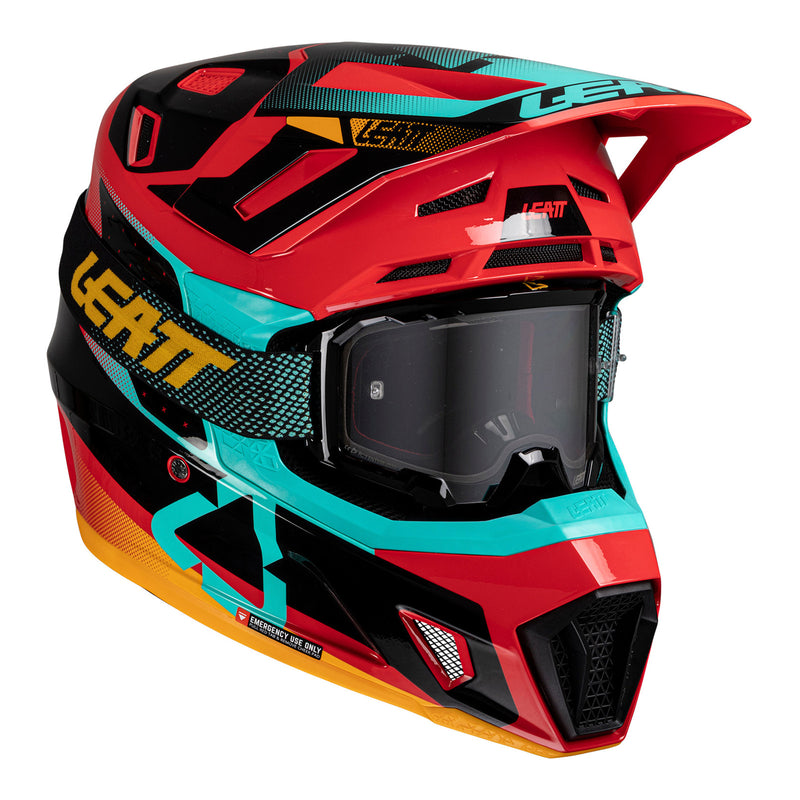 Load image into Gallery viewer, Leatt 2025 7.5 Helmet Kit - Red