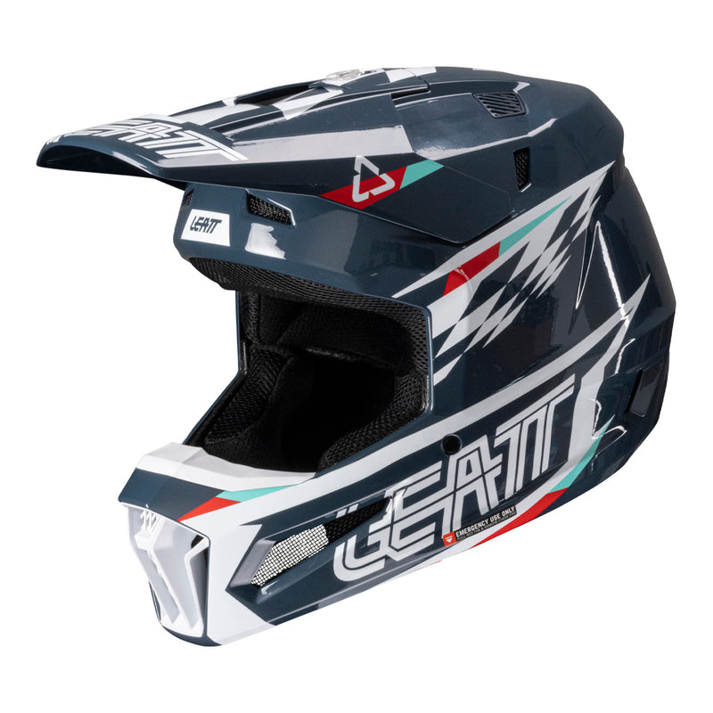 Load image into Gallery viewer, Leatt 2025 3.5 Helmet Kit - Blue