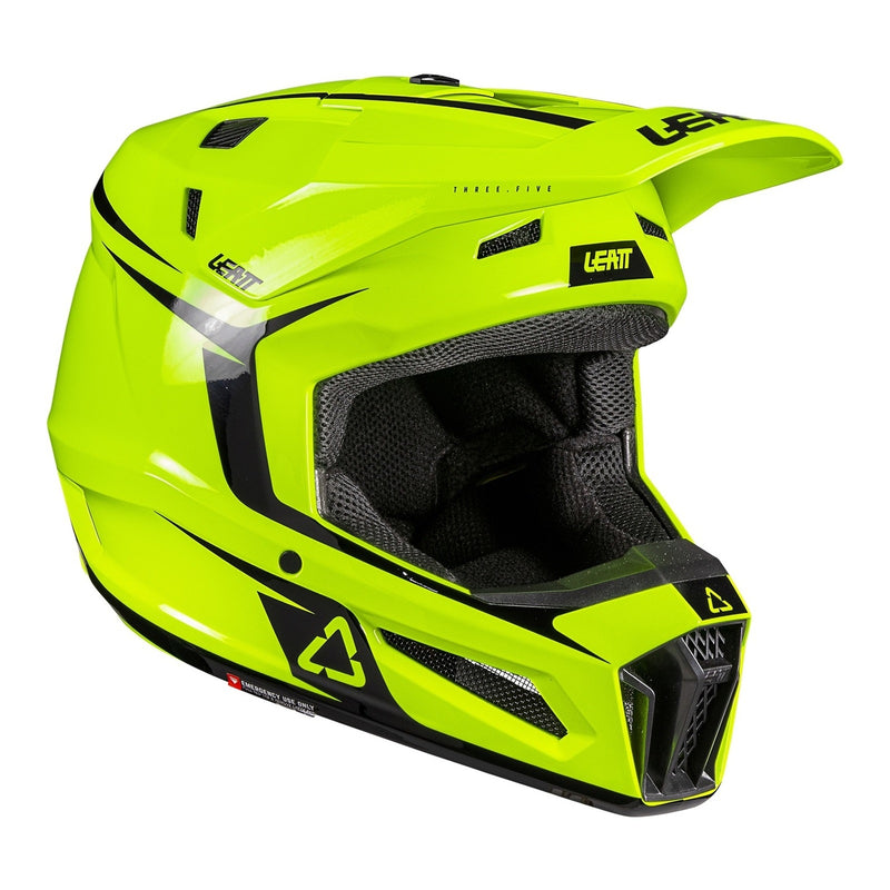 Load image into Gallery viewer, Leatt 2026 3.5 Junior Helmet Kit - Neon Yellow