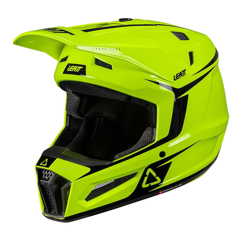 Load image into Gallery viewer, Leatt 2026 3.5 Junior Helmet Kit - Neon Yellow