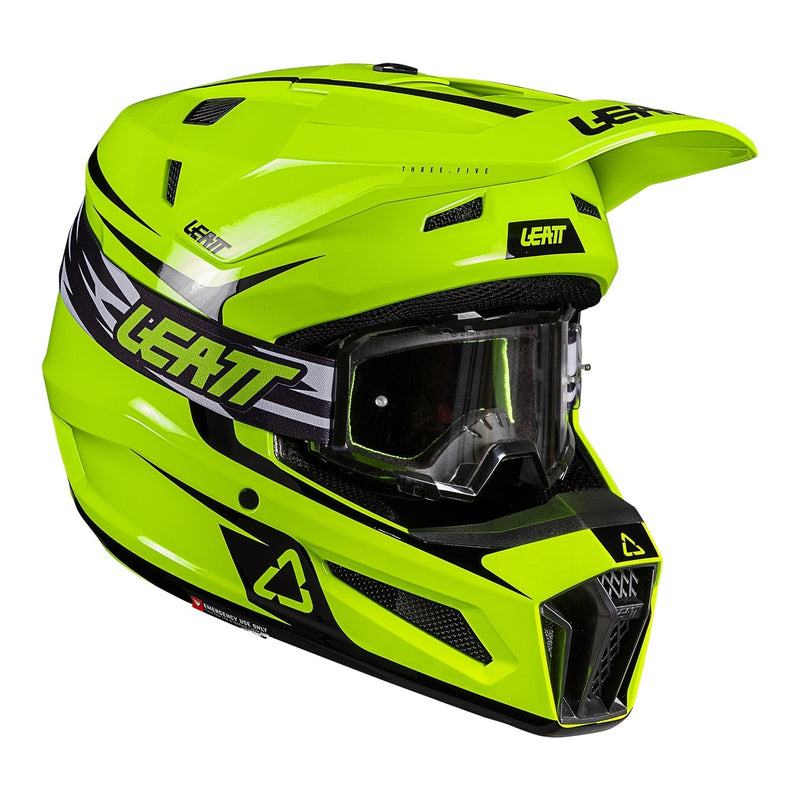 Load image into Gallery viewer, Leatt 2026 3.5 Junior Helmet Kit - Neon Yellow