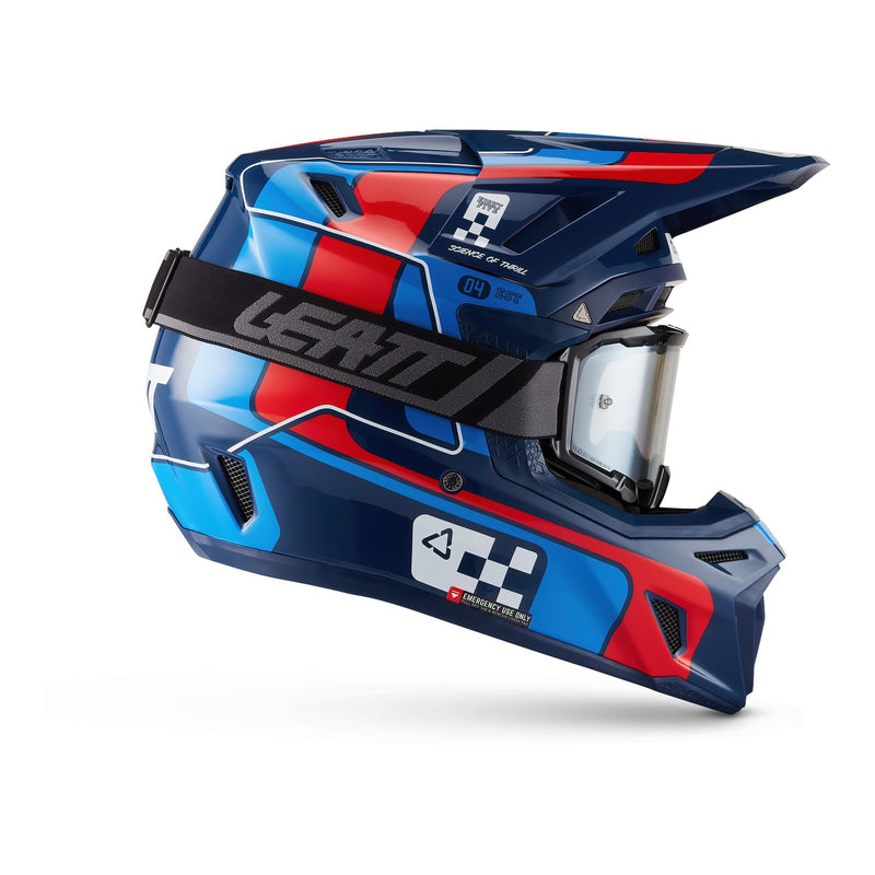 Load image into Gallery viewer, Leatt 8.5 Helmet Kit - Blue / Red