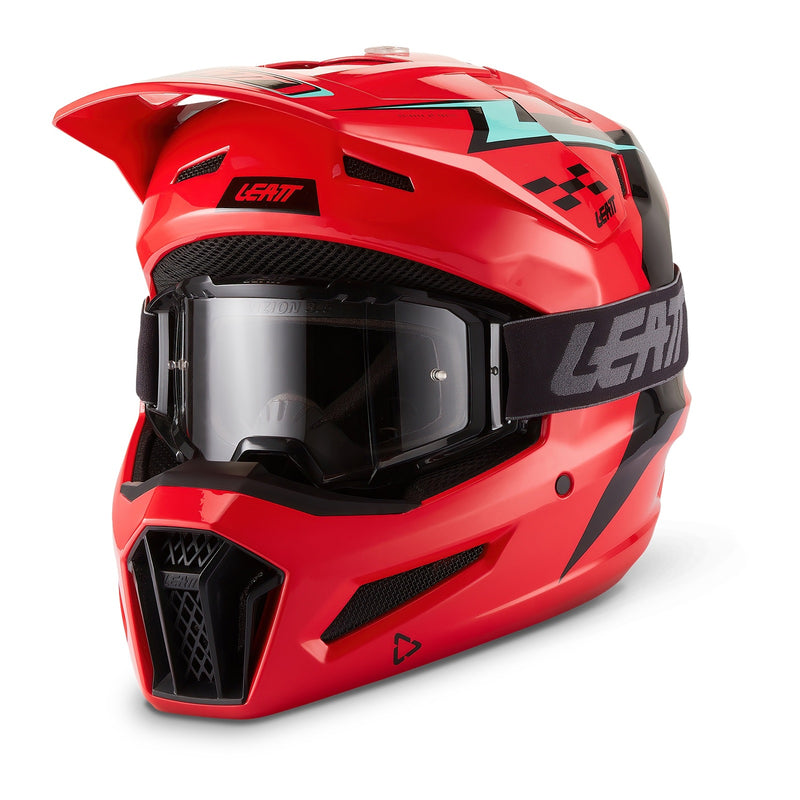 Load image into Gallery viewer, Leatt 3.5 Helmet Kit - Red