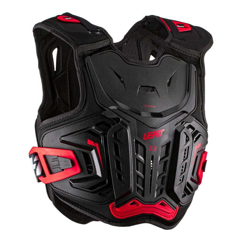 Load image into Gallery viewer, Leatt 2.5 Junior Chest Protector - Black / Red