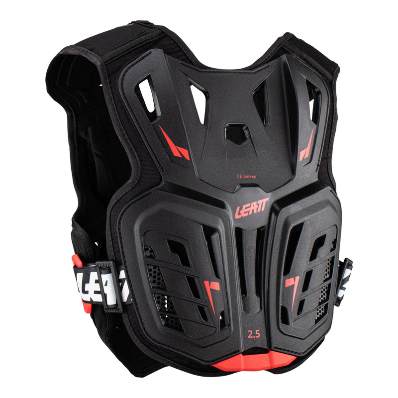 Load image into Gallery viewer, Leatt 2.5 Junior Chest Protector - Black / Red
