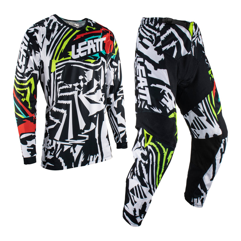 Load image into Gallery viewer, Leatt 2023 3.5 Ride Kit - Zebra
