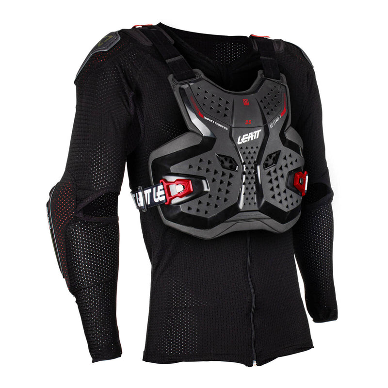 Load image into Gallery viewer, Leatt 3.5 Junior Body Protector - Black / Red