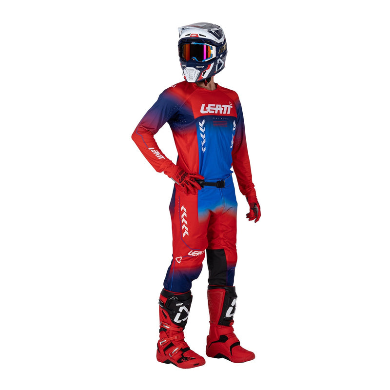 Load image into Gallery viewer, Leatt 2026 5.5 I.K.S. Pant - Royal Blue / Red