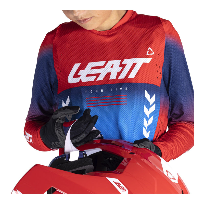 Load image into Gallery viewer, Leatt 2026 4.5 Junior Jersey - Royal Blue / Red