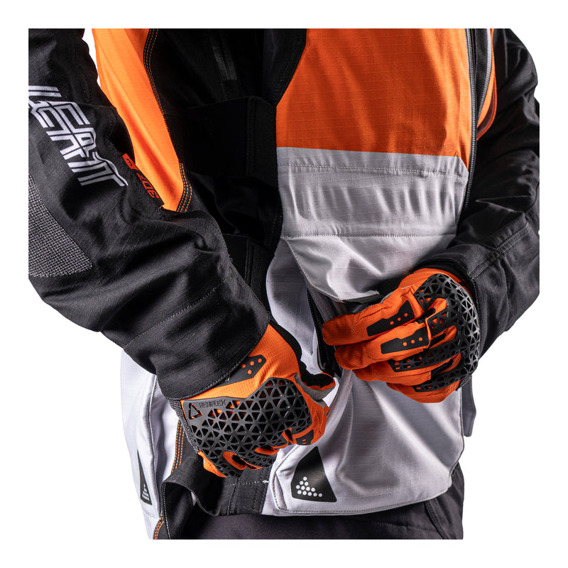 Load image into Gallery viewer, Leatt 7.5 ADV Rally HydraDri Jacket - Orange / Grey