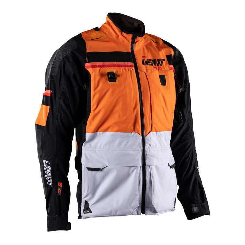 Load image into Gallery viewer, Leatt 7.5 ADV Rally HydraDri Jacket - Orange / Grey