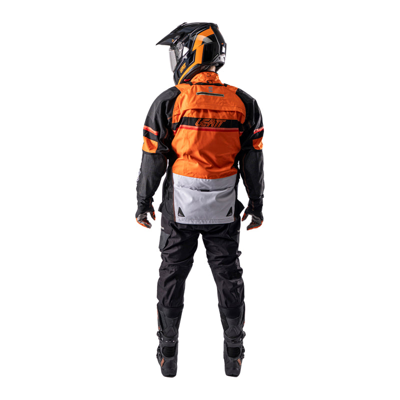 Load image into Gallery viewer, Leatt 7.5 ADV Rally HydraDri Jacket - Orange / Grey