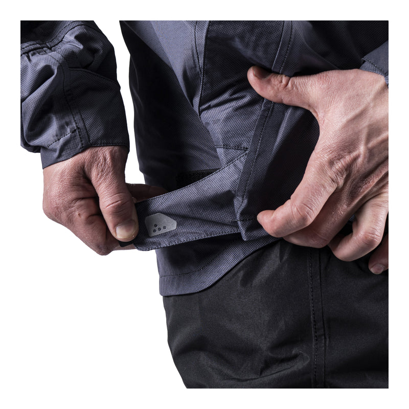 Load image into Gallery viewer, Leatt ADV Rain Cover Jacket - Camo Black / Grey