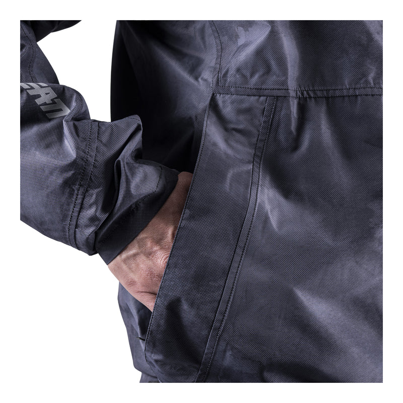 Load image into Gallery viewer, Leatt ADV Rain Cover Jacket - Camo Black / Grey