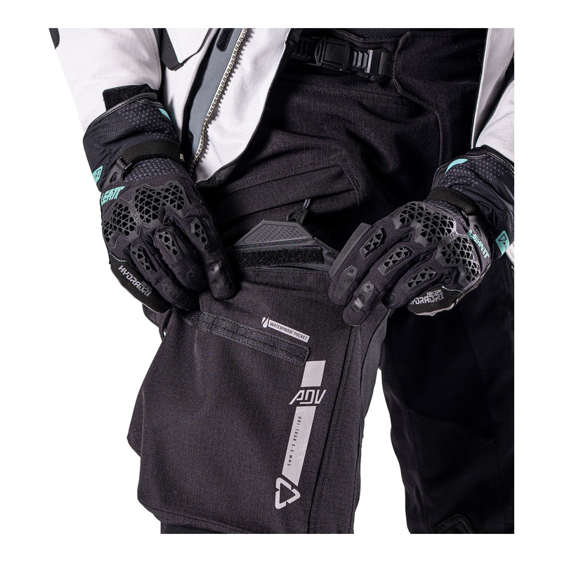 Load image into Gallery viewer, Leatt 5.5 ADV DriTour Women's Pant - Stealth Black / Grey