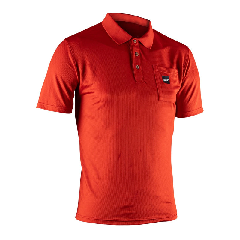 Load image into Gallery viewer, Leatt Team Polo Shirt (Short) - Chili Red