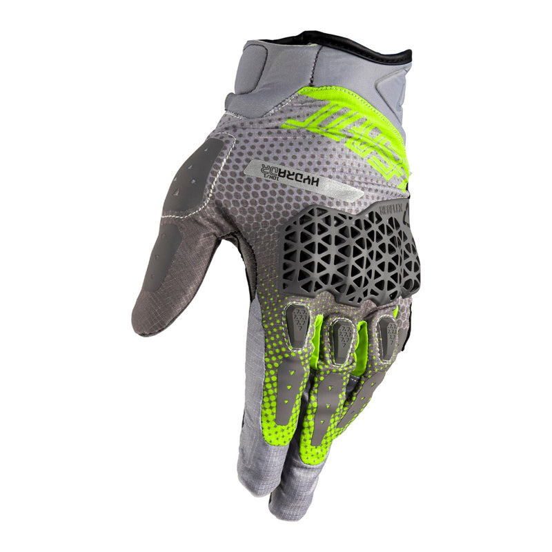 Load image into Gallery viewer, Leatt 5.5 ADV HydraDri Glove (Short) - Grey / Hi-Viz