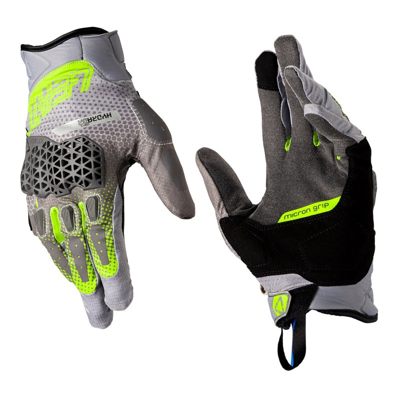Load image into Gallery viewer, Leatt 5.5 ADV HydraDri Glove (Short) - Grey / Hi-Viz