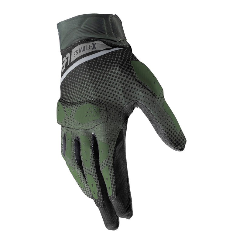 Load image into Gallery viewer, Leatt 5.5 ADV X-Flow Glove (Short) - Forest (S)