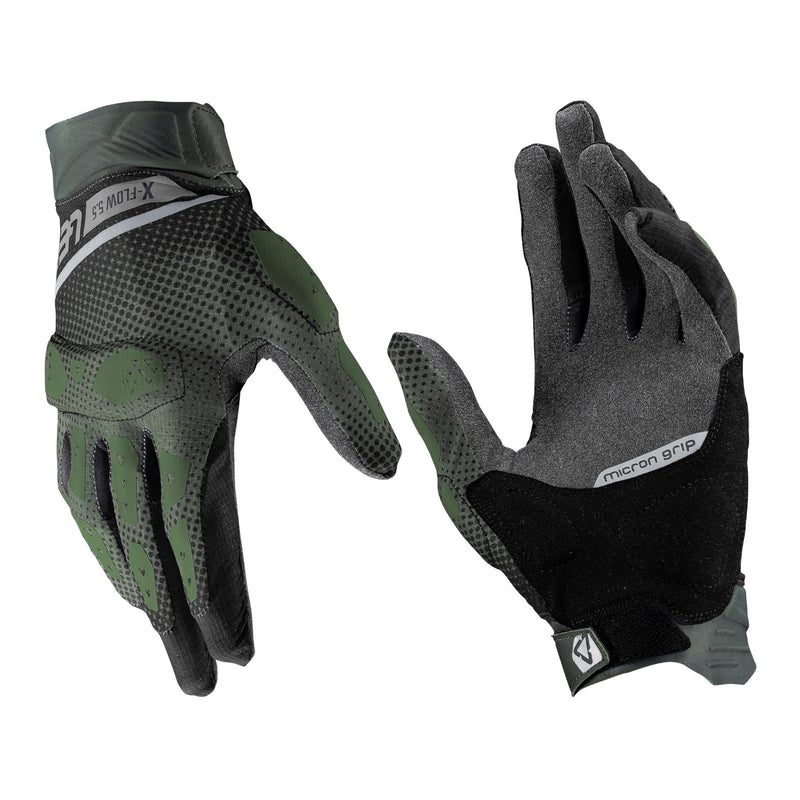 Load image into Gallery viewer, Leatt 5.5 ADV X-Flow Glove (Short) - Forest (S)