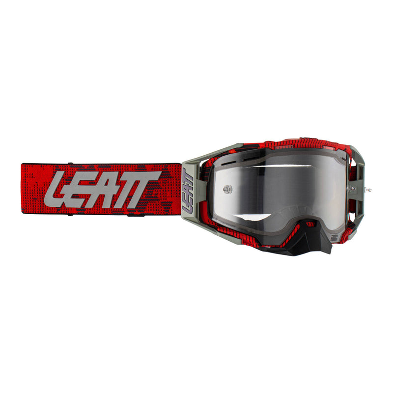 Load image into Gallery viewer, Leatt 6.5 Velocity Enduro Goggle - JW22 Red / Clear 83%