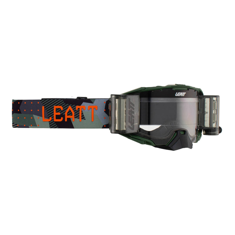 Load image into Gallery viewer, Leatt 6.5 Velocity Goggle Roll-Off - Cactus / Clear 83%