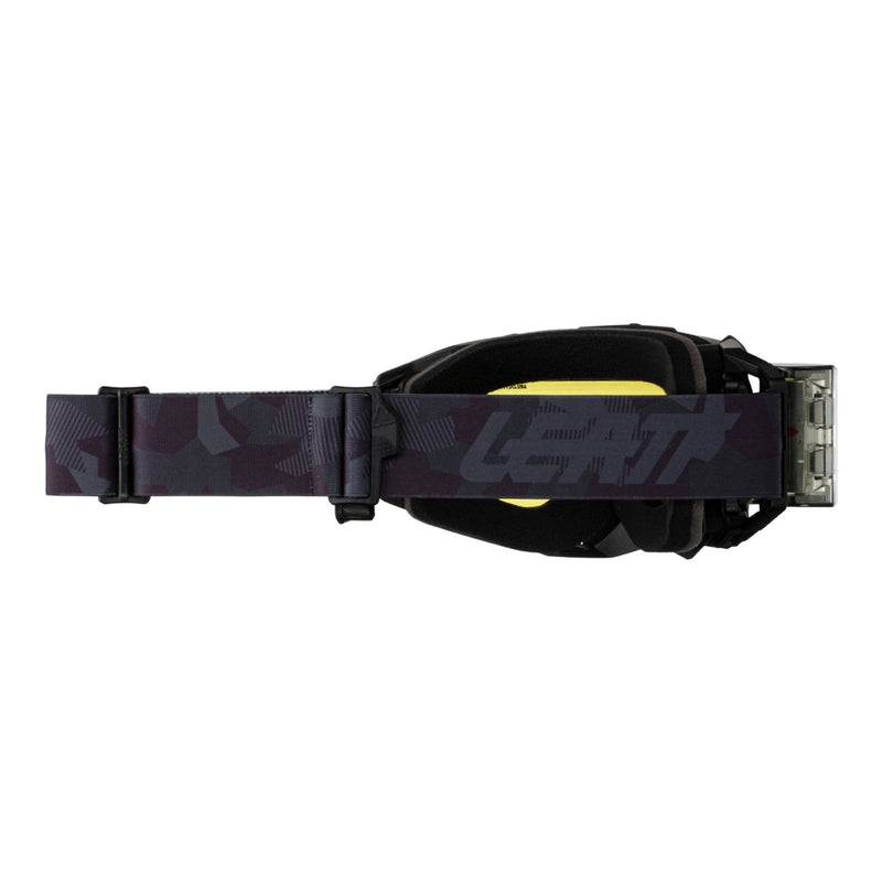 Load image into Gallery viewer, Leatt 5.5 Velocity Goggle Roll-Off - Stealth / Yellow 70%