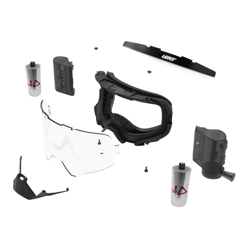 Load image into Gallery viewer, Leatt 5.5 Velocity Goggle Roll-Off - Stealth / Yellow 70%