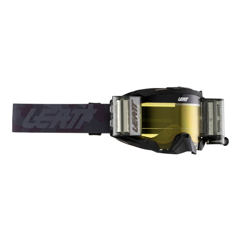 Load image into Gallery viewer, Leatt 5.5 Velocity Goggle Roll-Off - Stealth / Yellow 70%