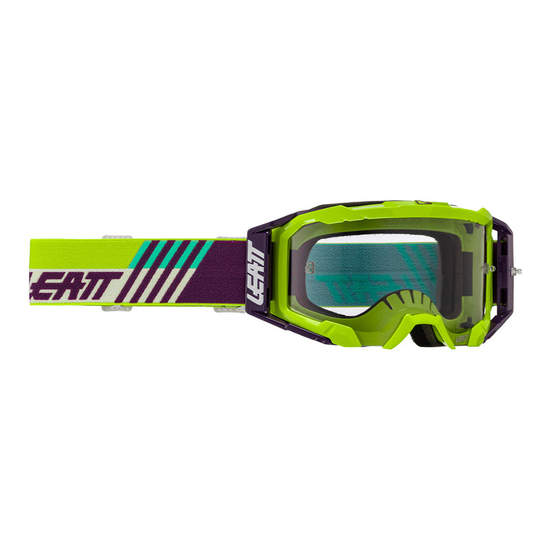 Load image into Gallery viewer, Leatt 5.5 Velocity Goggle Cryztal - Lime / Purple 75%