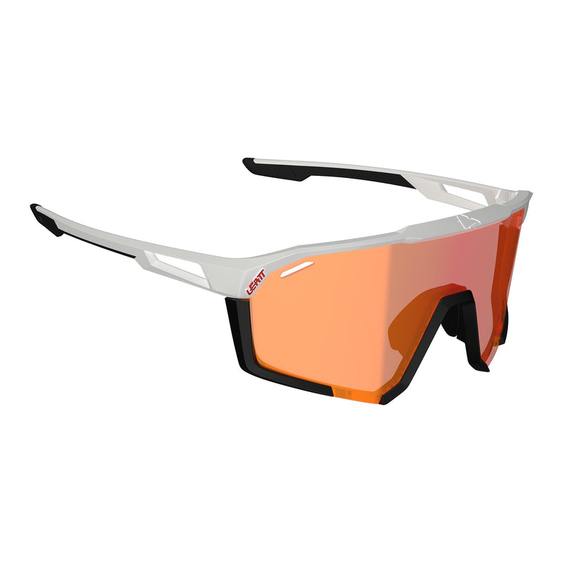 Load image into Gallery viewer, Leatt SpeedViz Pro Sunglasses - Black / White Iriz Cryztal Red 13 VLT