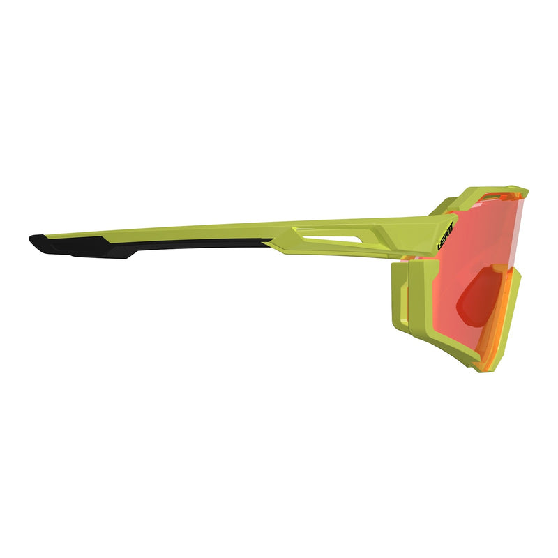 Load image into Gallery viewer, Leatt RideViz Pro Sunglasses - Neon Yellow Iriz Cryztal Red 13 VLT