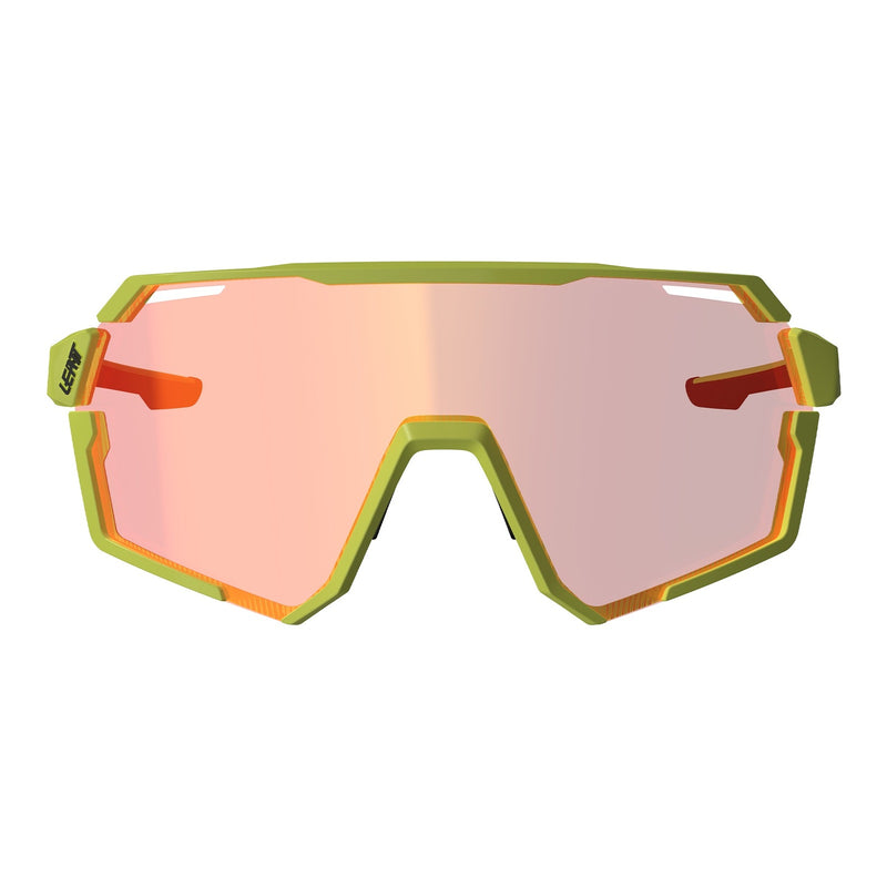 Load image into Gallery viewer, Leatt RideViz Pro Sunglasses - Neon Yellow Iriz Cryztal Red 13 VLT