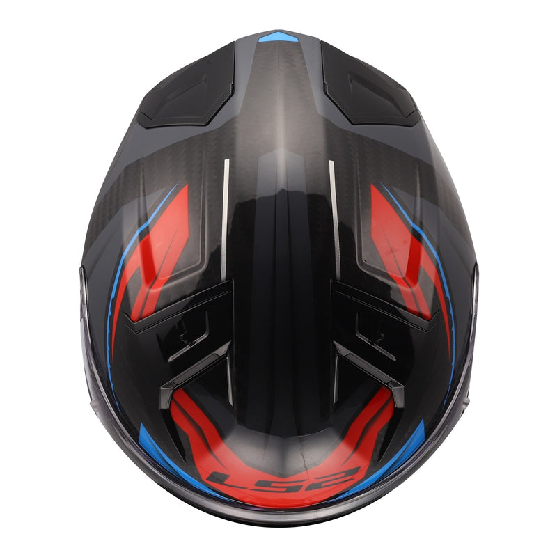Load image into Gallery viewer, LS2 FF811 Vector II Savage Helmets - White / Blue / Red
