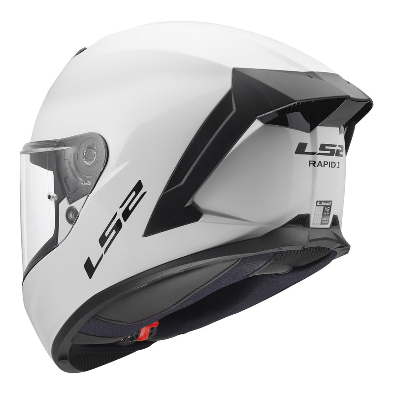 Load image into Gallery viewer, LS2 FF820 Rapid III Solid Helmet - Gloss White