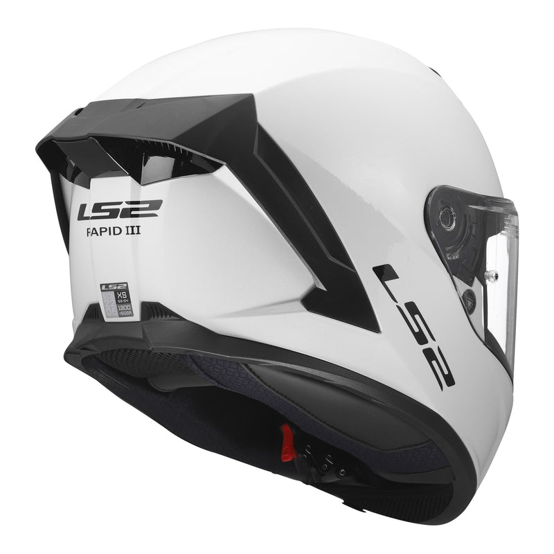 Load image into Gallery viewer, LS2 FF820 Rapid III Solid Helmet - Gloss White