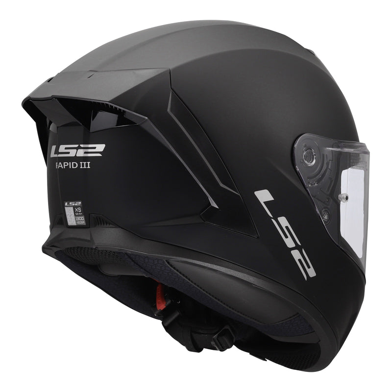 Load image into Gallery viewer, LS2 FF820 Rapid III Solid Helmet - Matte Black