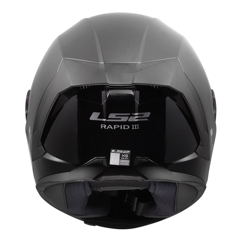 Load image into Gallery viewer, LS2 FF820 Rapid III Solid Helmet - Gloss Black