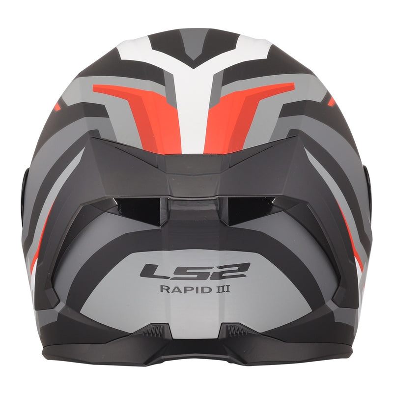 Load image into Gallery viewer, LS2 FF820 Rapid III Hyper Helmet - Black / Red