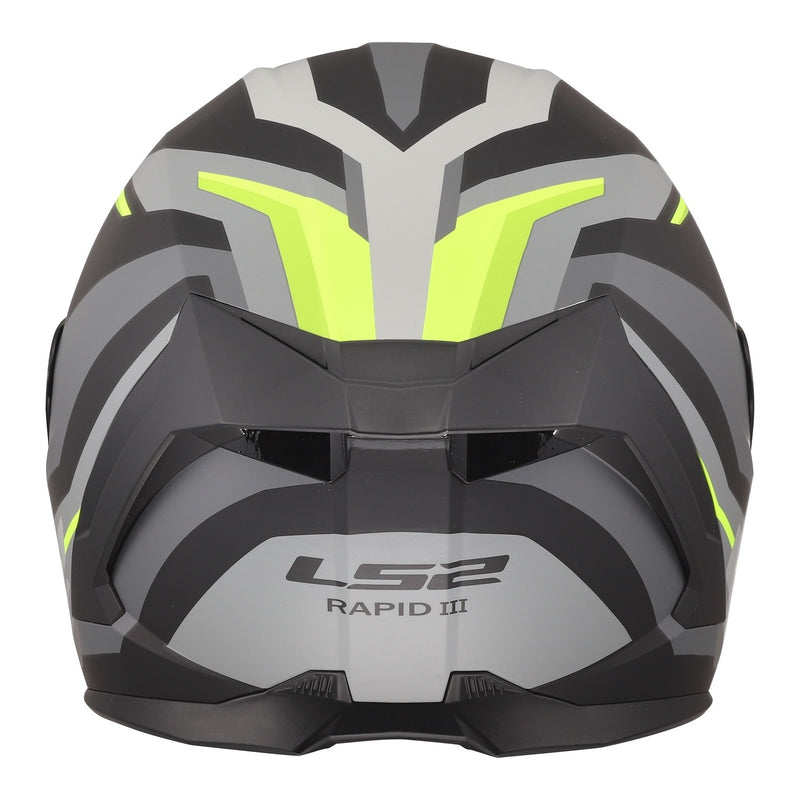 Load image into Gallery viewer, LS2 FF820 Rapid III Hyper Helmet - Black / Hi-Vis Yellow