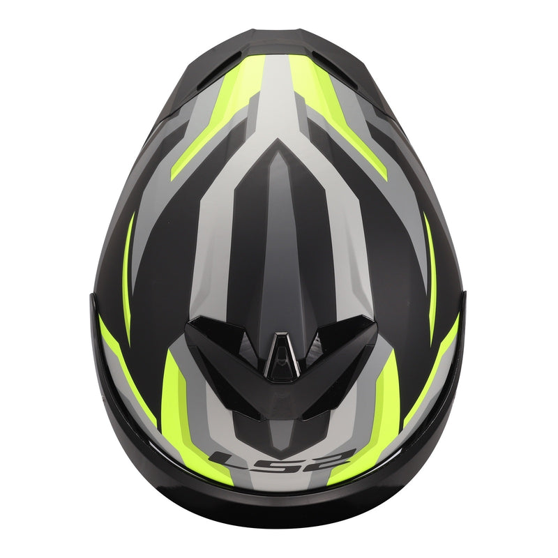 Load image into Gallery viewer, LS2 FF820 Rapid III Hyper Helmet - Black / Hi-Vis Yellow