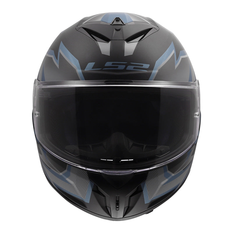 Load image into Gallery viewer, LS2 FF820 Rapid III Xtrem Helmet - Black / Blue Petrol