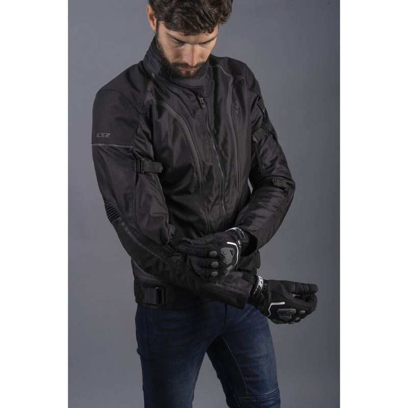 Load image into Gallery viewer, LS2 Sepang Men's Jacket - Black / Dark Grey