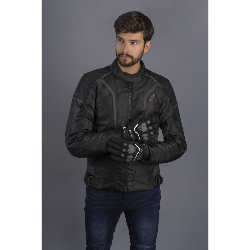 Load image into Gallery viewer, LS2 Sepang Men's Jacket - Black / Dark Grey